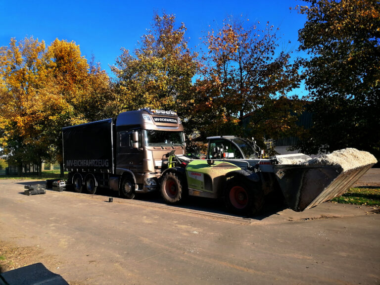 50t mit Teleskoplader als Ersatzlast