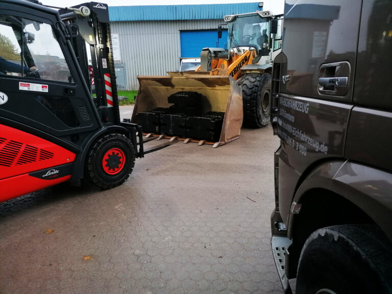 Stapeln in der Schaufel