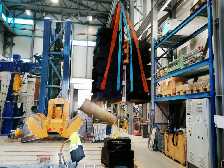 Prüfung eines 25t Krans